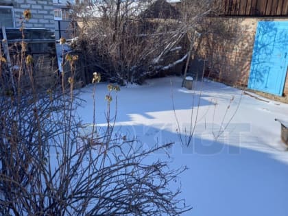 Астраханскую область завалило снегом