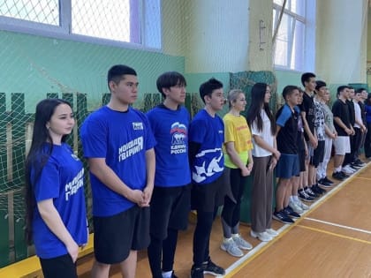 Молодогвардейцы Наримановского района Астраханской области приняли участие в соревнованиях по волейболу