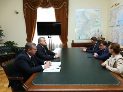 Астраханский губернатор встретился с министром юстиции РФ