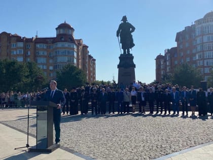 В Астрахани более 500 первокурсников посвятили в курсанты