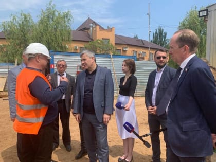 «Единая Россия» проинспектировала строительство социально значимых объектов в Ахтубинском районе