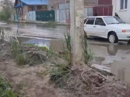 Две улицы в Астрахани уже несколько месяцев уходят под воду