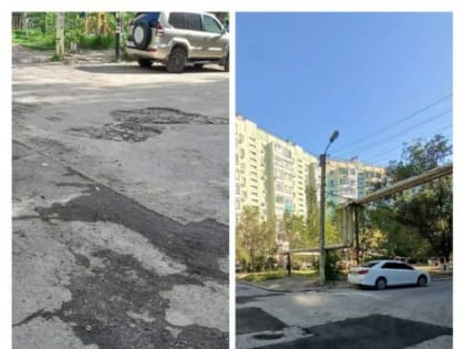Ремонт дорожного покрытия в Астрахани продолжается