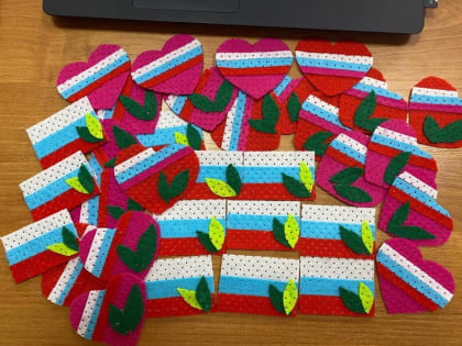 Во время каникул юные приволжане изготовили талисманы добра и вспомнили ПДД