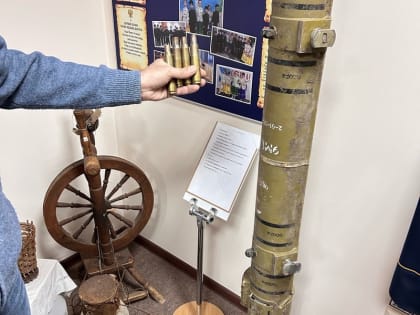 В приволжской школе открыли экспозицию, посвященную СВО