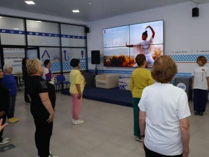 В Штабе общественной поддержки прошли занятия китайской гимнастикой Цигун