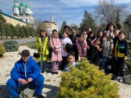 Прогулку по Астраханскому Кремлю совершили бирюковские школьники