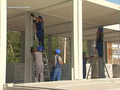 В астраханском посёлке возводят модульную больницу