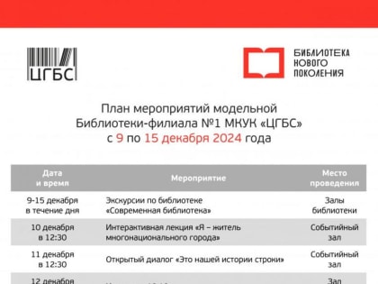 В центральной городской библиотеке пройдет новогодний квартирник
