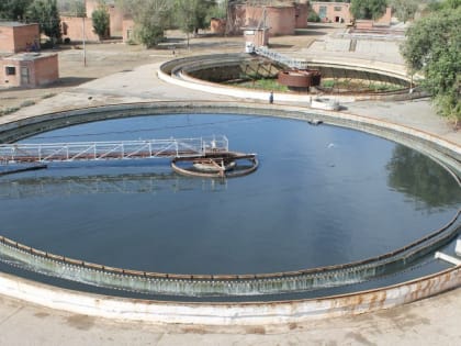 Реконструкция очистных сооружений в Астрахани продолжается