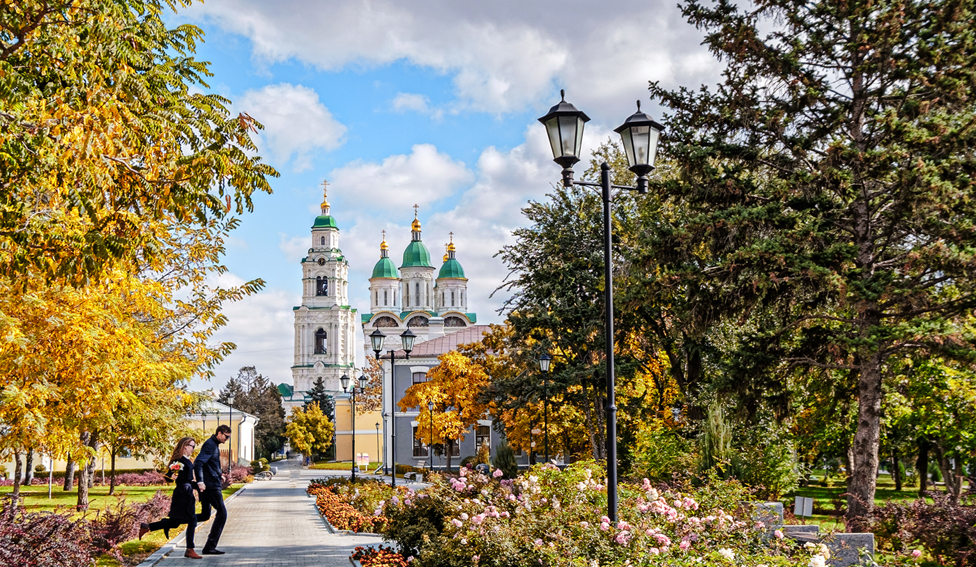 Астрахань осенью фото