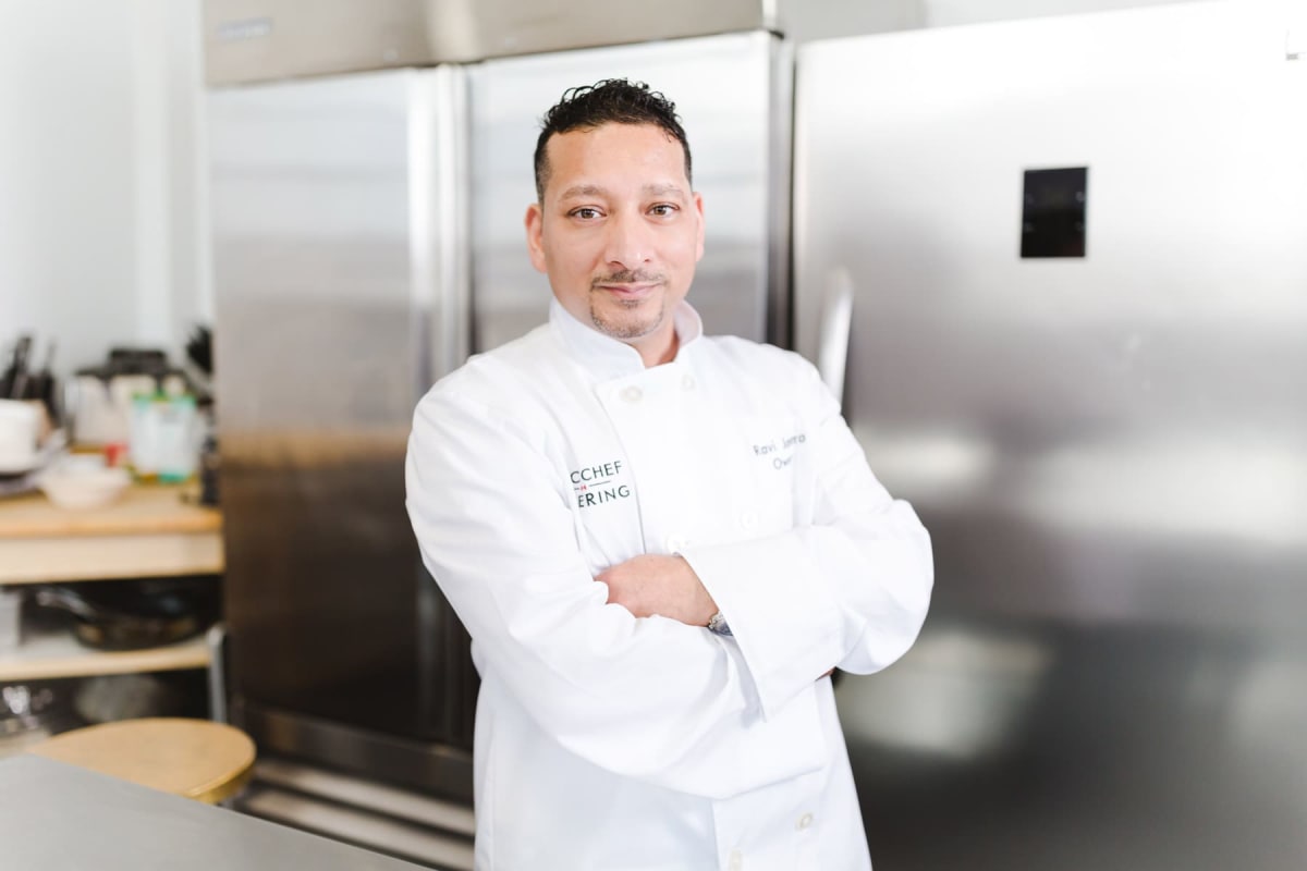 Ravi, owner of Chic Chef Catering
