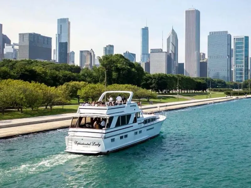 Luxury corporate yacht charter interior