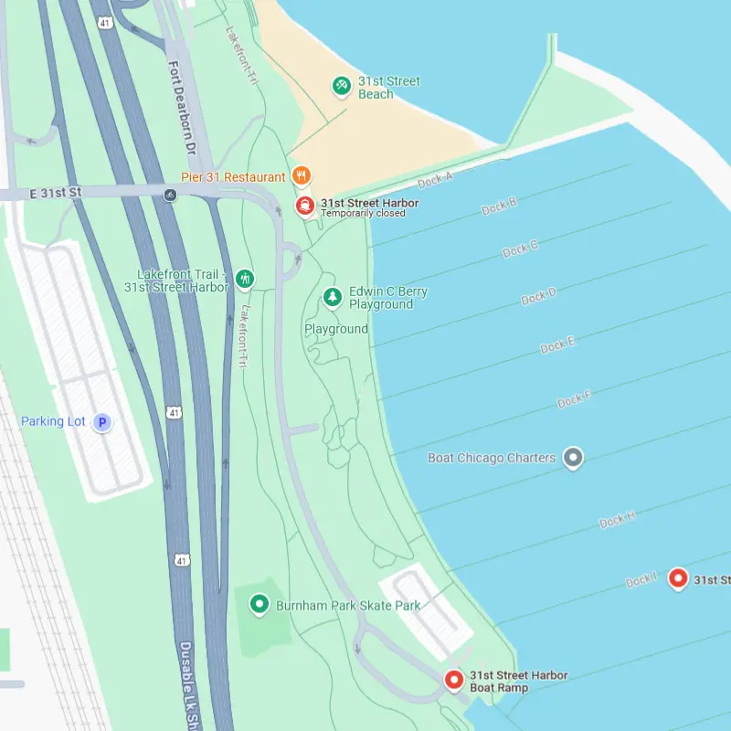 Map of Knot My Boat Charters