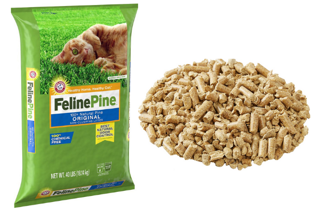 Feline Pine cat litter