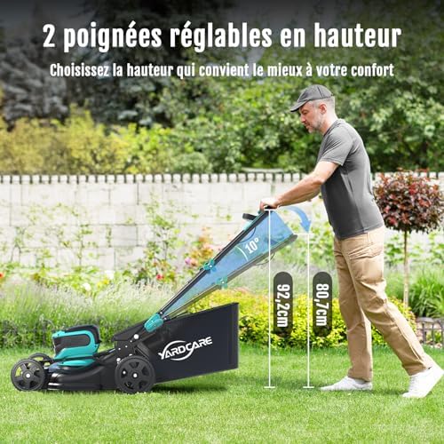 Vue 6 de Yardcare Tondeuse Gazon Batteriemax