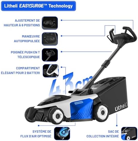 Vue 2 de Litheli Easysurge Tondeuse