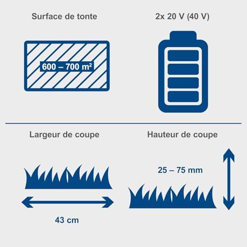 Vue 3 de Scheppach Tondeuse Gazon