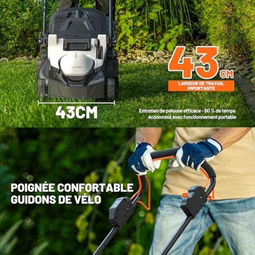 Vue 6 de Litheli Tondeuse Gazon