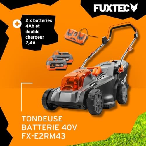 Vue 2 de Fuxtec Tondeuse Gazon