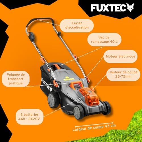 Vue 6 de Fuxtec Tondeuse Gazon