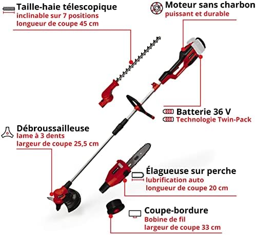 Vue 3 de Einhell Outil Multifonctions Sans
