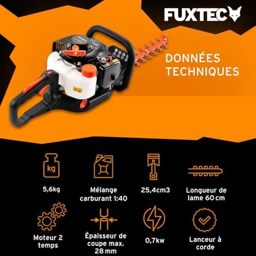 Vue 3 de Fuxtec Taillehaies Thermique Fxmheco