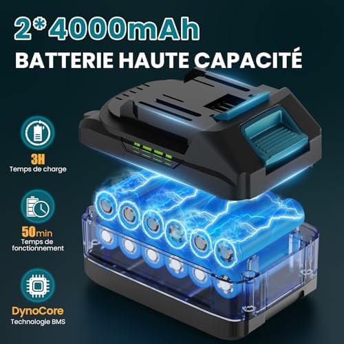 Vue 5 de Taille Haie Batterie