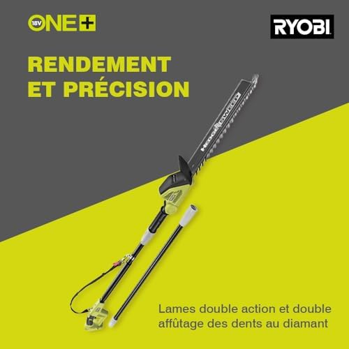 Vue 2 de Ryobi Taillehaies Sur Perche