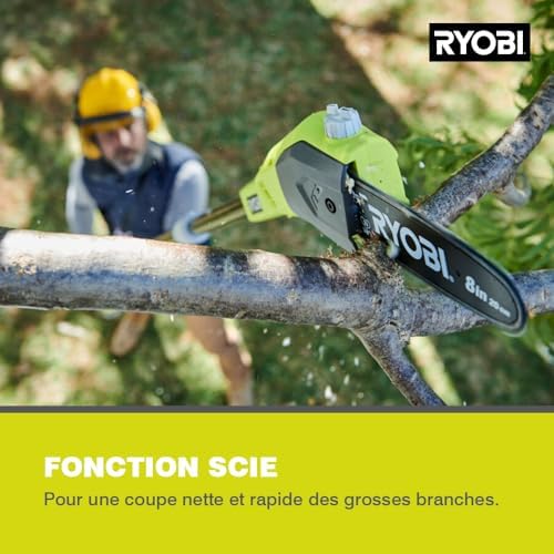 Vue 3 de Ryobi Taillehaies Sur Perche