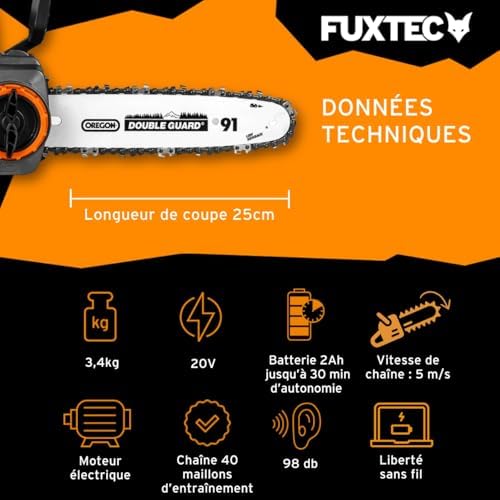 Vue 3 de Tronconneuse Sans Fil