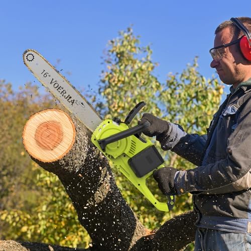 Vue 2 de Voerjia Tronconneuse Batterie