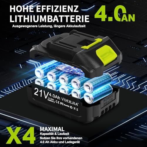 Vue 5 de Voerjia Tronconneuse Batterie