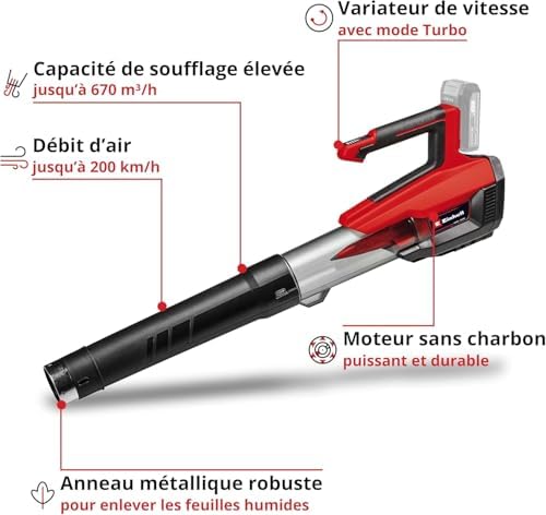 Vue 3 de Einhell Professional Souffleur De