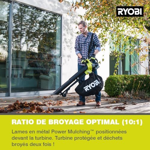 Vue 5 de Ryobi Aspirateur Souffleur Broyeur