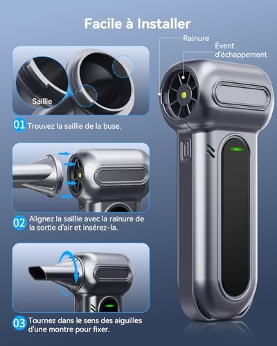 Vue 4 de Souffleur Air Comprime Orantronx