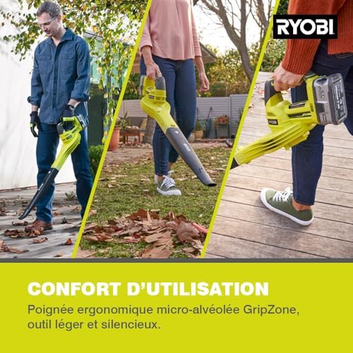 Vue 3 de Ryobi Souffleur Sans Fil