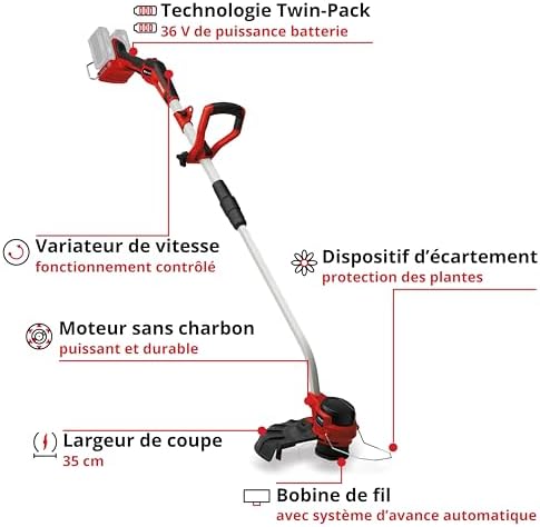 Vue 3 de Einhell Professional Coupebordures Sans