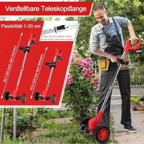Vue 7 de Xbzzgmg Debroussailleuse Electrique Sans