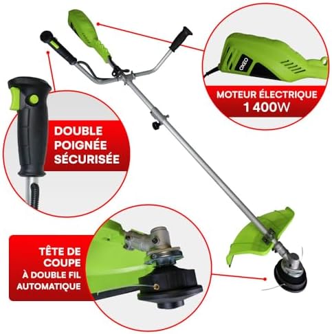 Vue 2 de Debroussailleuse Electrique En