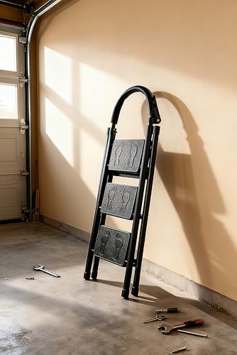 Vue 4 de Escabeau Marches Pliable Marche