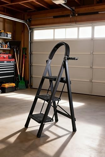 Vue 6 de Escabeau Marches Pliable Marche