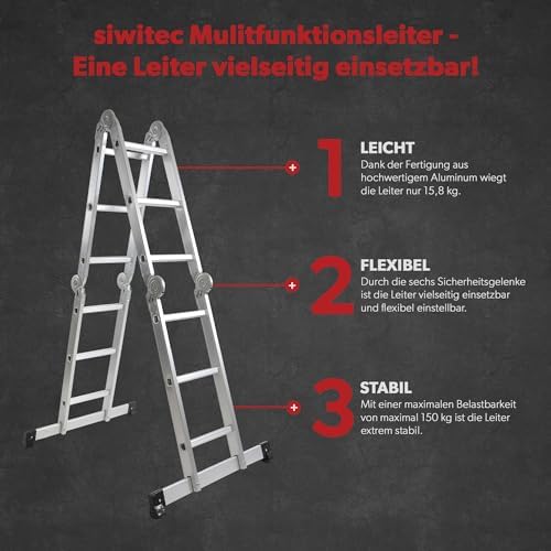 Vue 5 de Siwitec Echelle Multifonction