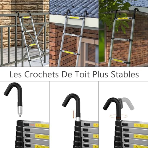Vue 3 de Echelle Telescopique En