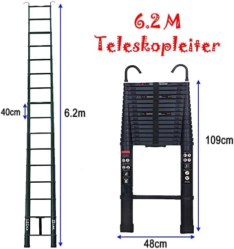 Vue 2 de Echelle Telescopique En Aluminium