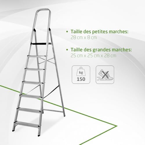 Vue 7 de Amig Echelle Pliable Marches