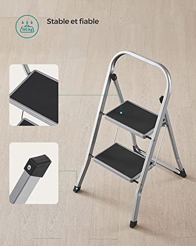 Vue 5 de Songmics Marchepied Marches Pliable