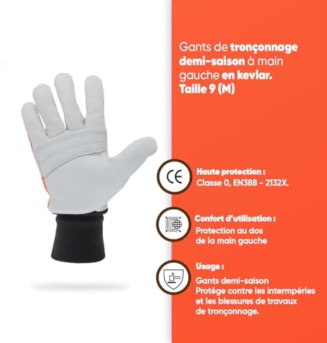 Vue 4 de Ozaki Gants Tronconneuse Gants