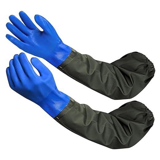 Paire Gants Longs En