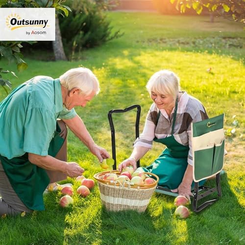 Vue 2 de Outsunny Tabouret De Jardin